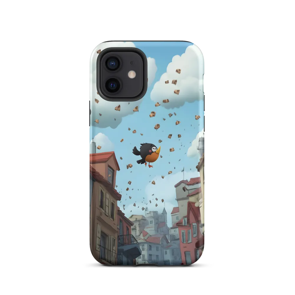 A Whimsical Flight Through Bread and Sky