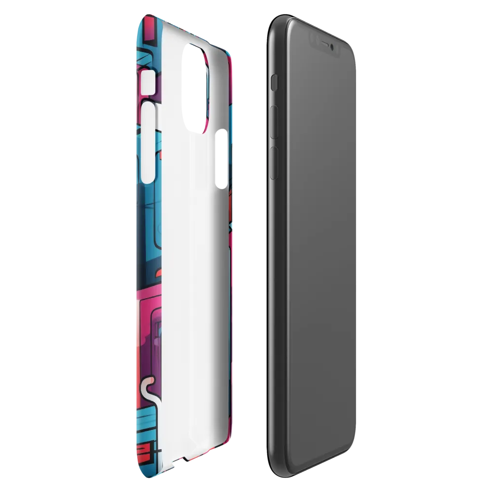 Dynamic Geometry: A Colorful Interplay | Phone Case |  11 Pro Max | Snap Case | Glossy