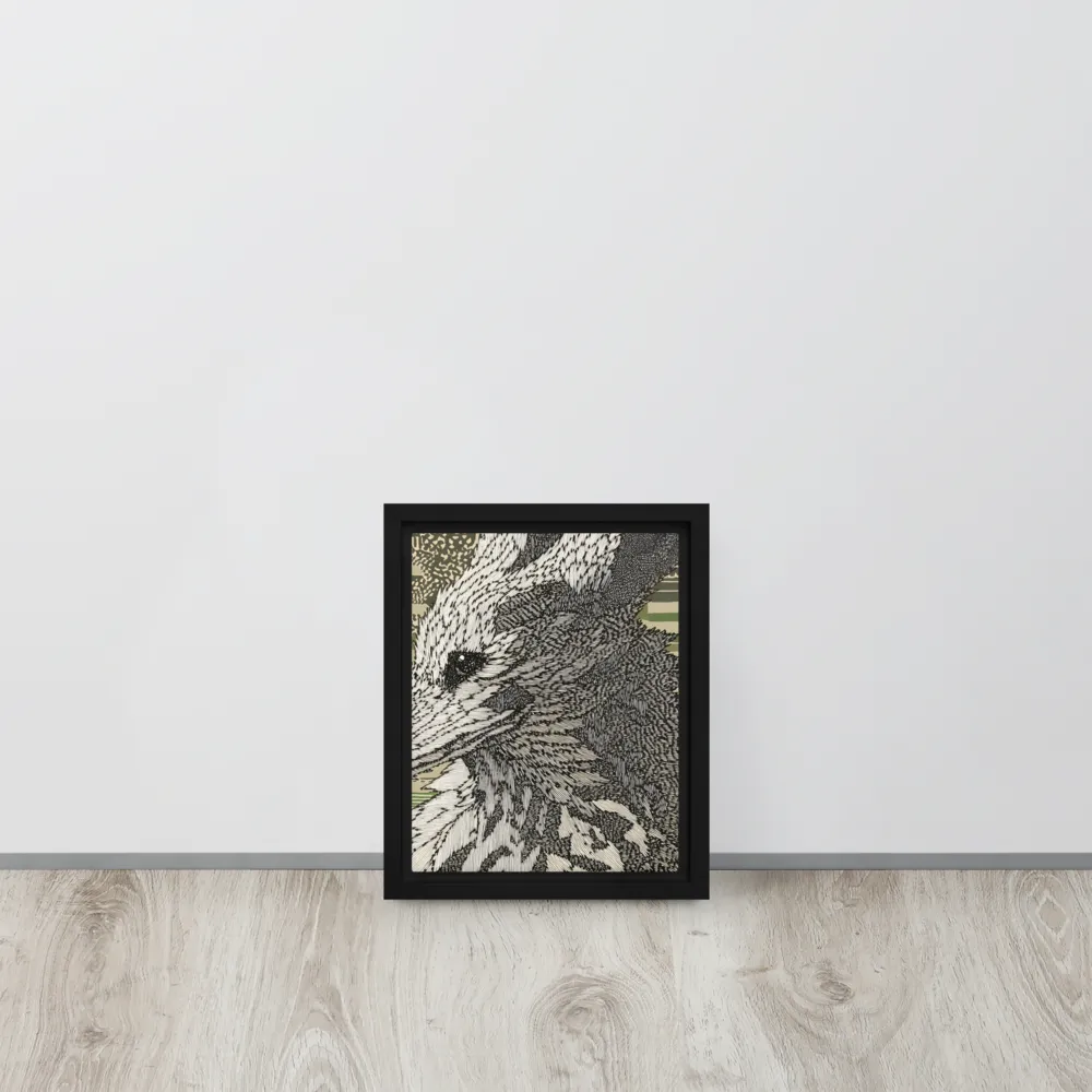 Reflections of the Forest | Canvas with Black Frame | 8″×10″