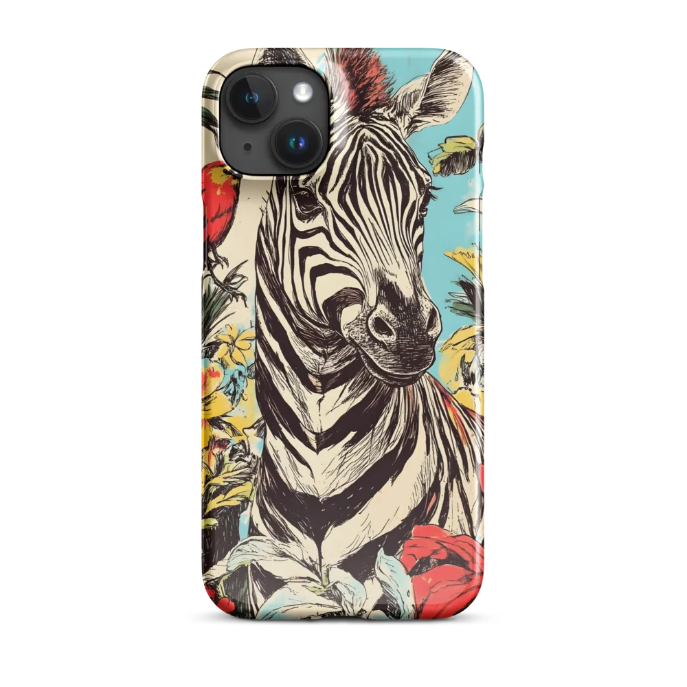 Zebra in Tropical Reverie