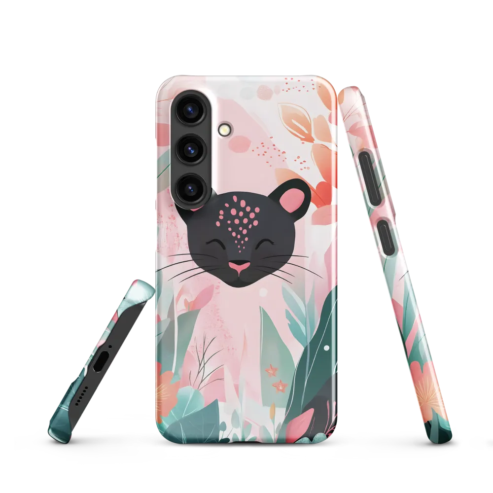 Whimsical Panther in Bloom