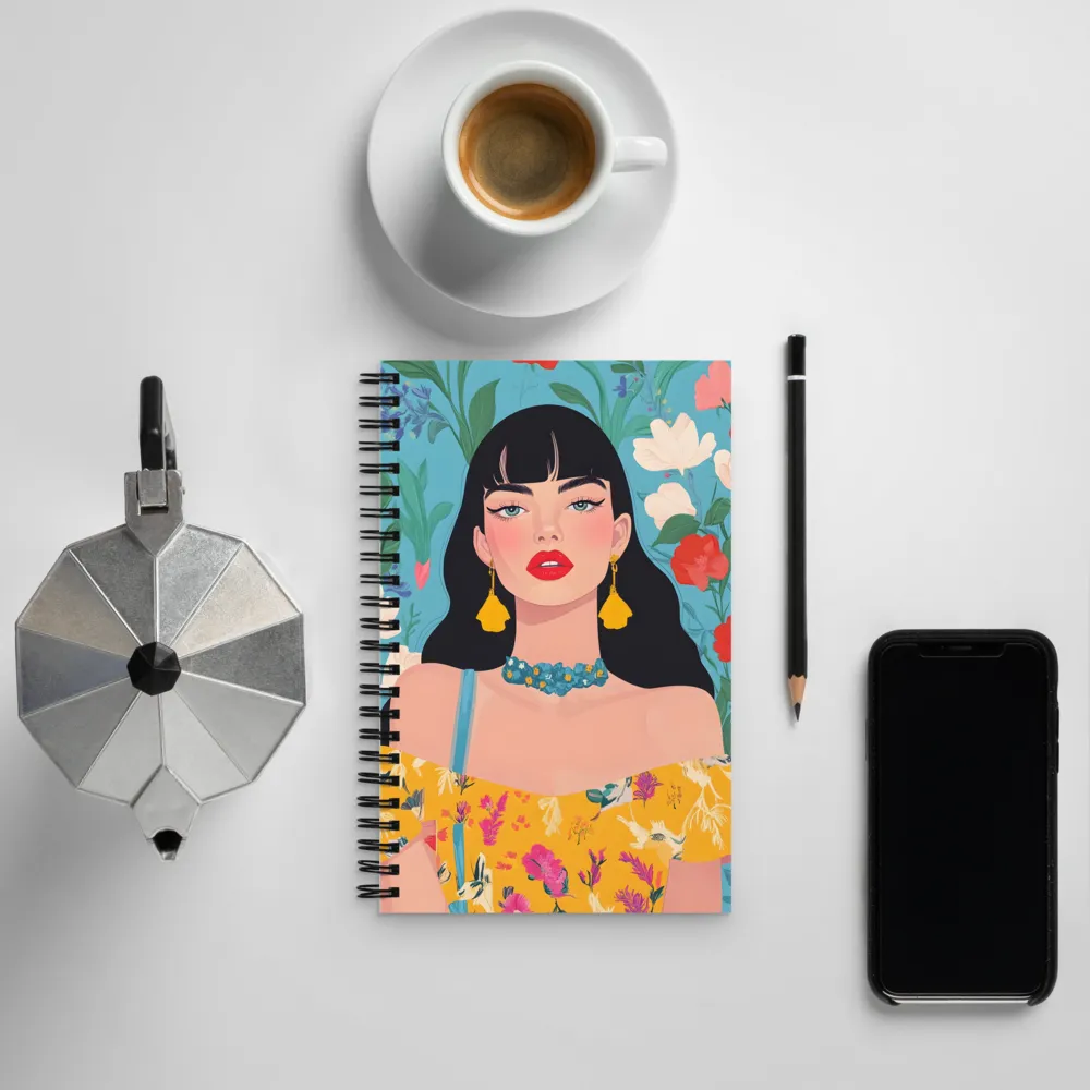 Blooming Confidence | Spiral Notebook