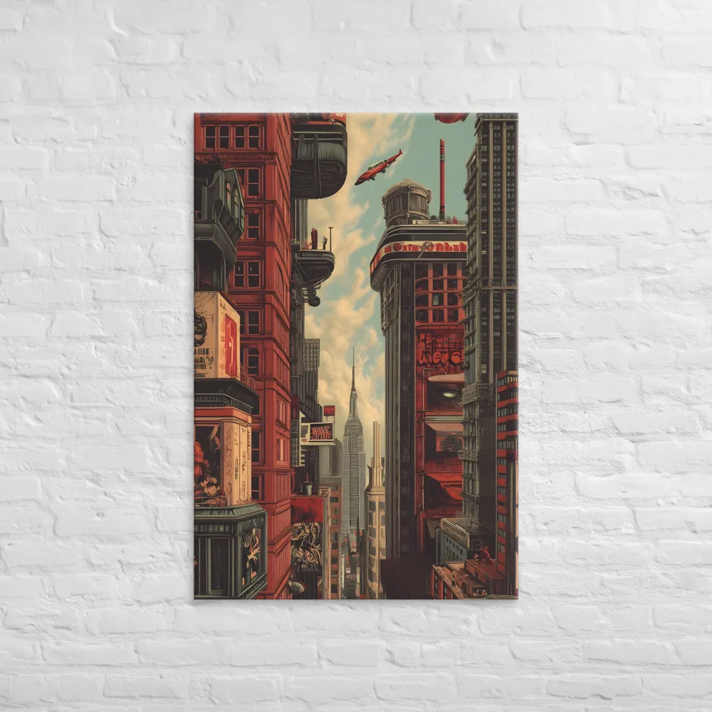 A Glimpse of Tomorrow: Urban Ambition | Canvas | 32″×48″