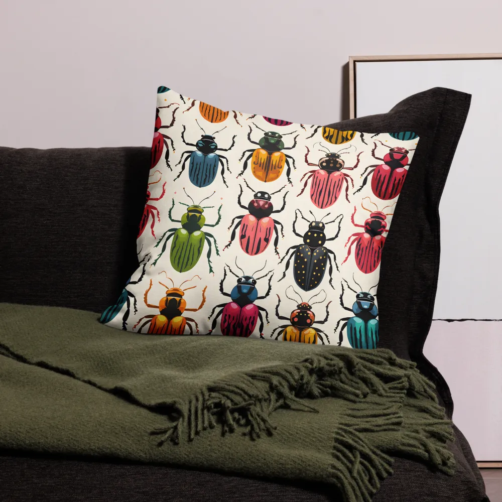 Beetle Serenade | Pillow | 22″×22″