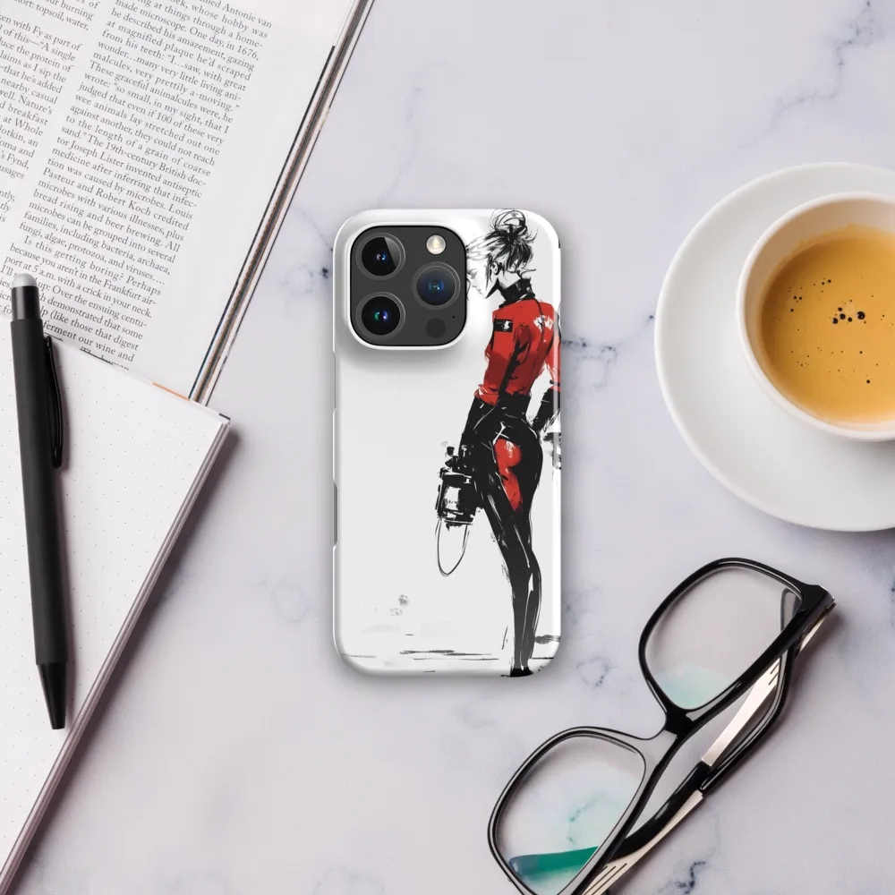 The Edgy Elegance | Phone Case |  16 Pro | Snap Case | Glossy
