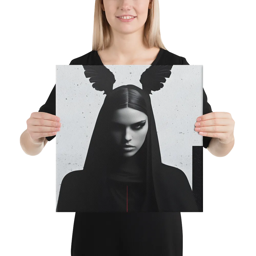 Whispers of Darkness | Canvas | 16″×16″