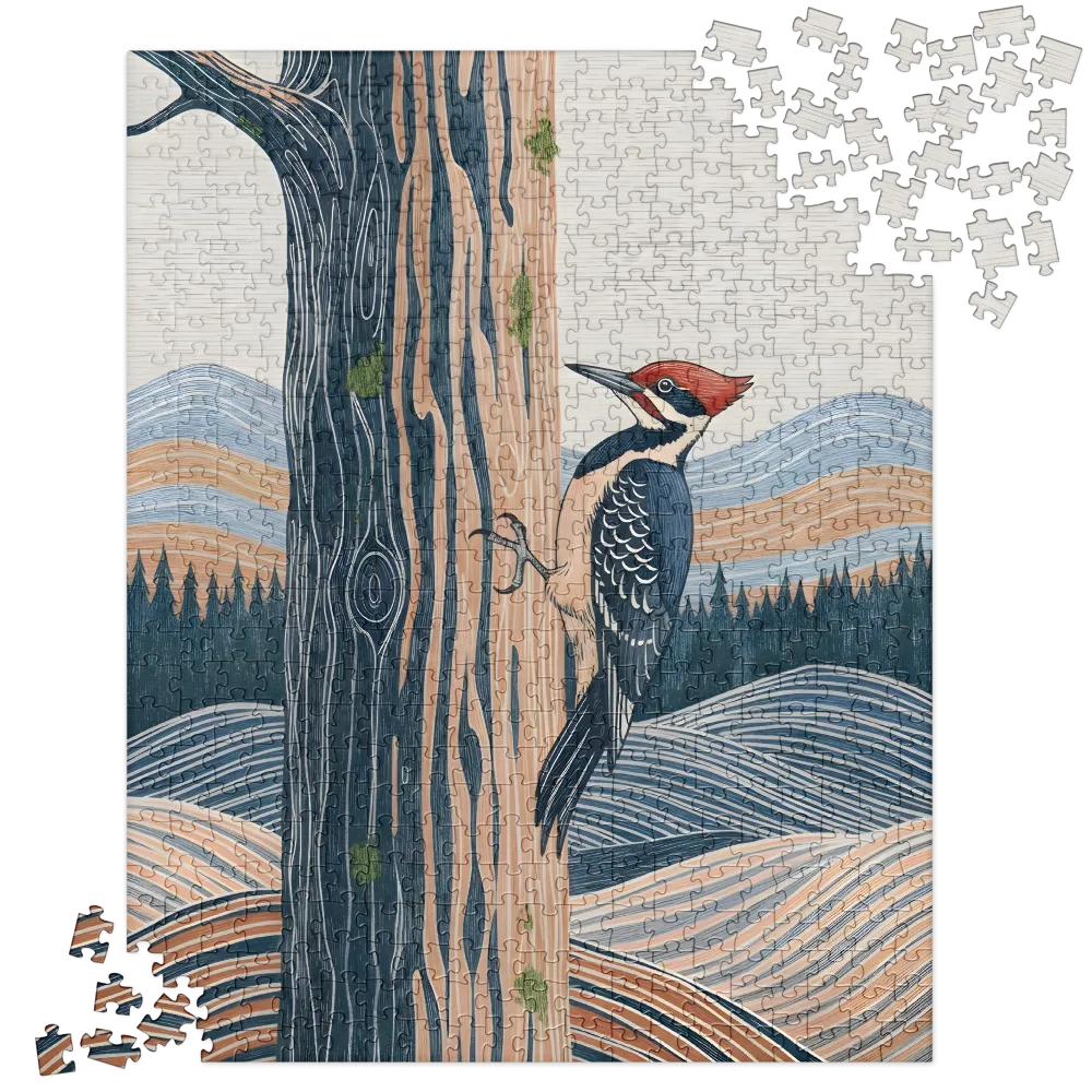 Woodland Woodpecker 
 Jigsaw Puzzle