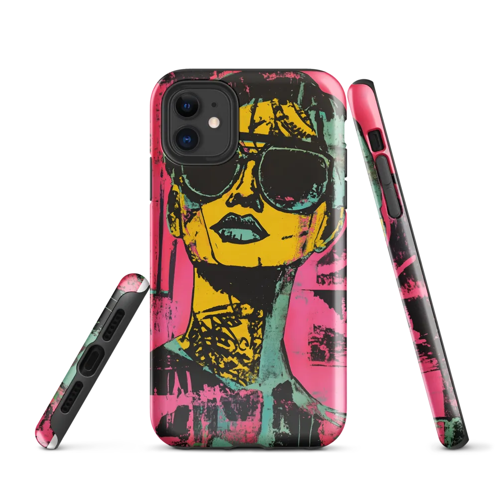 Confident Portrait in Neon Colors