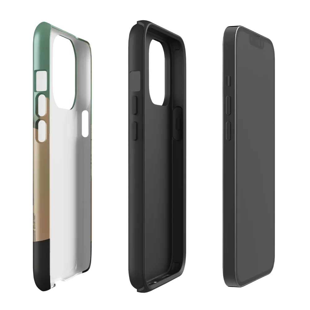 Urban Nostalgia: A Retro Cityscape | Phone Case |  13 Pro | Tough Case | Glossy