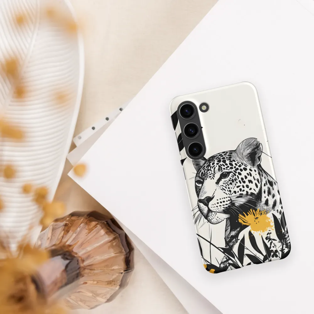Majestic Leopard Amongst Flora