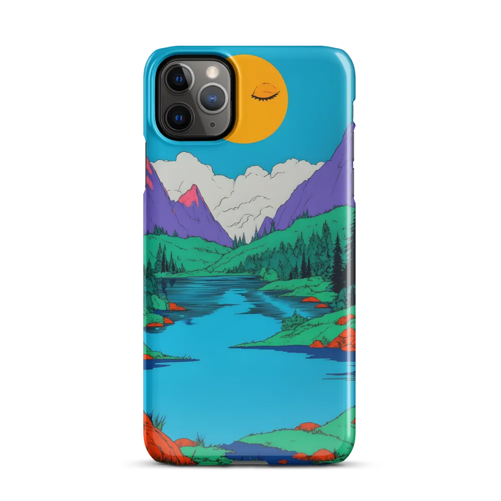 Whimsical Serenity in Vibrant Colors | Phone Case |  11 Pro Max | Snap Case | Glossy