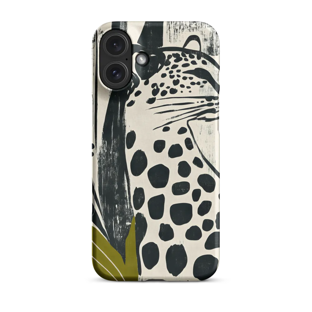 Leopard in Silhouette: A Modern Appeal | Phone Case |  16 Plus | Snap Case | Matte