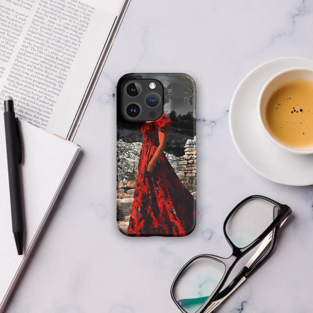 Elegance in Red | Phone Case |  16 Pro | Snap Case | Matte