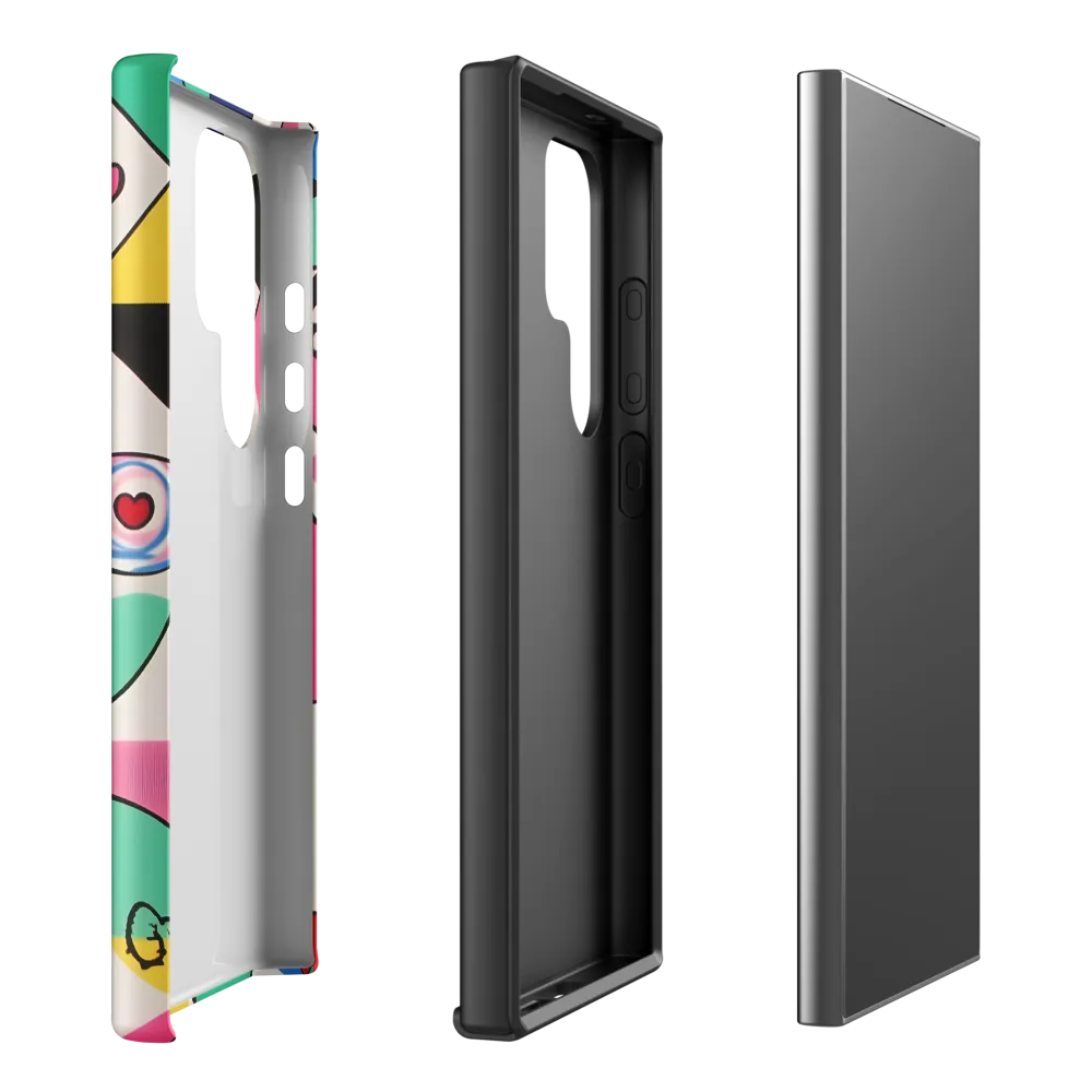 Dynamic Interplay of Shapes | Phone Case |  S24 Ultra | Tough Case | Matte
