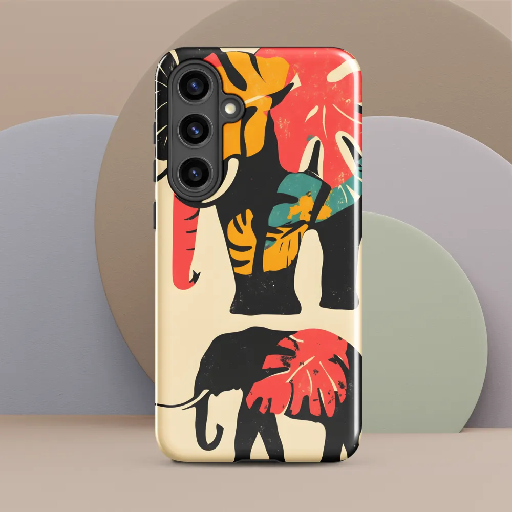 Tropical Elegance: The Elephant's Dance