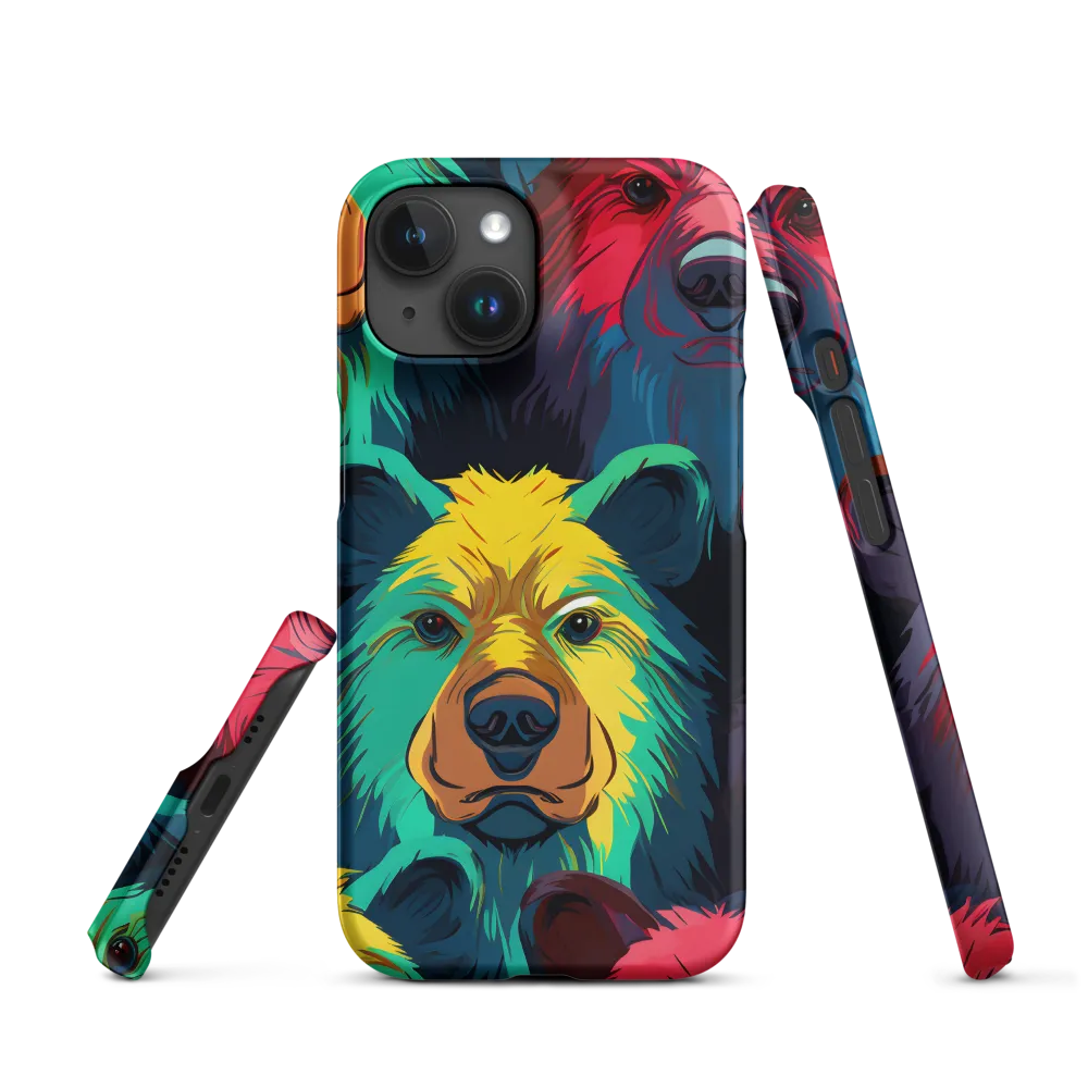 The Colorful Essence of Bears | Phone Case |  15 | Snap Case | Matte