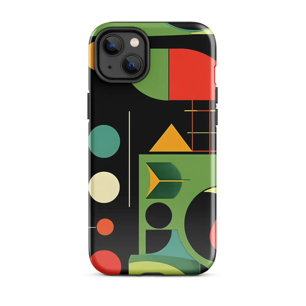 Geometric Harmony | Phone Case |  14 Plus | Tough Case | Glossy