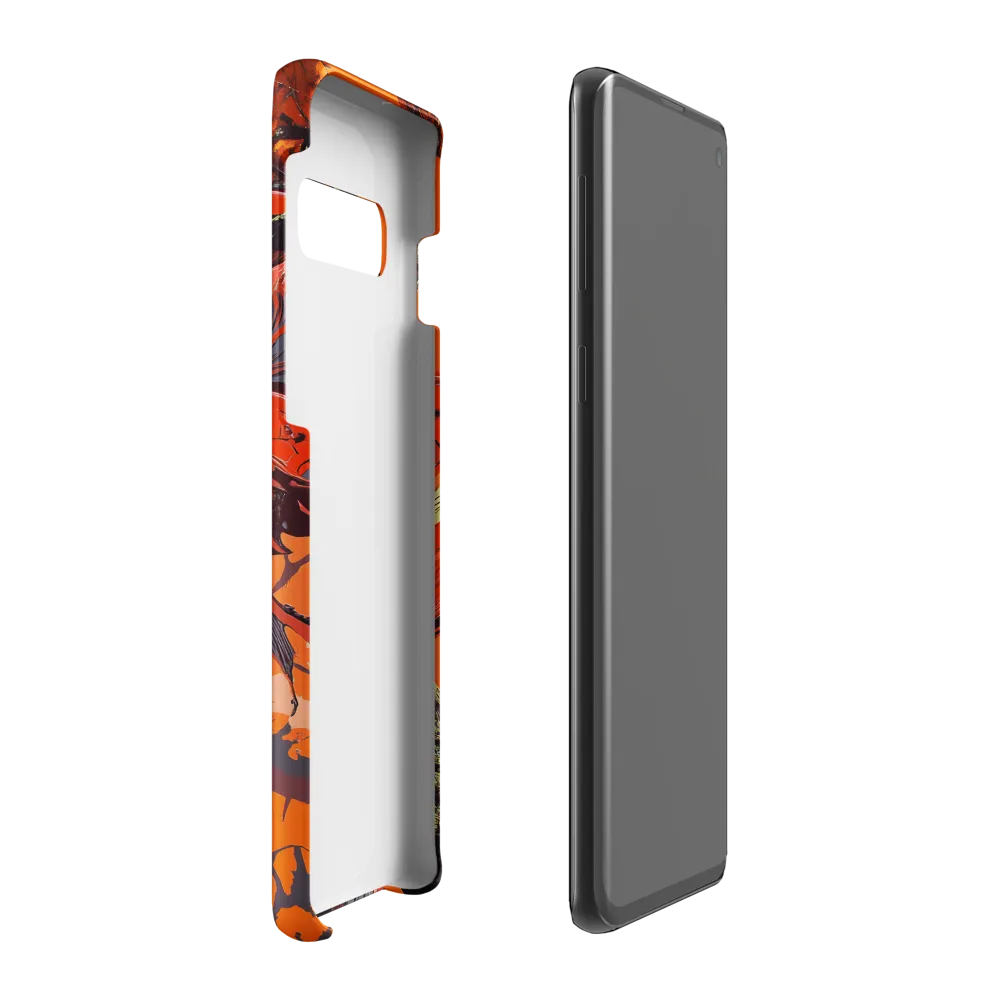 Life in Motion: An Abstract Tree | Phone Case |  S10 Plus | Snap Case | Matte