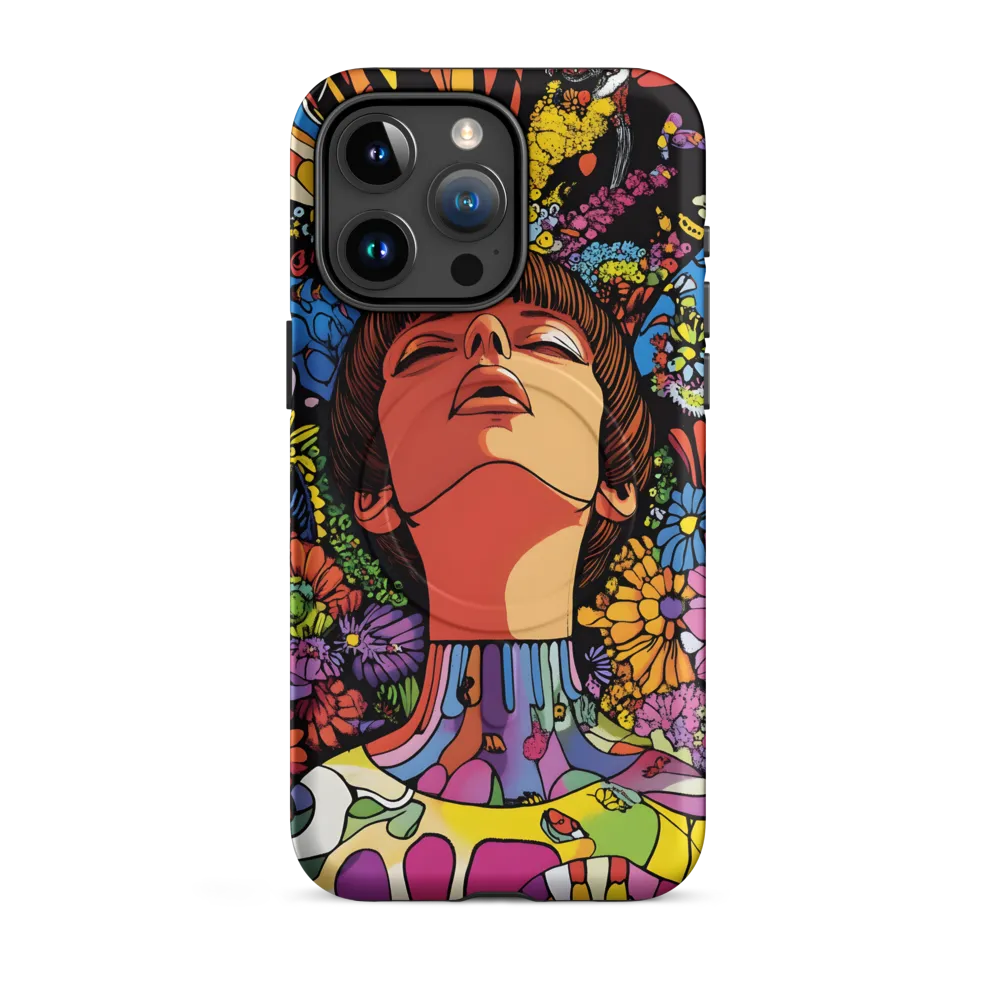 Vibrant Ecstasy: A Psychedelic Portrait