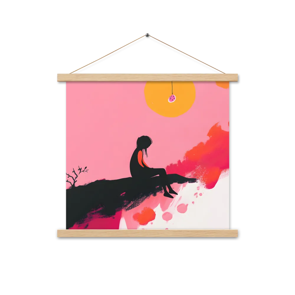 Whispers of the Sun | Poster With Oak Wood Hanger | 18″×18″