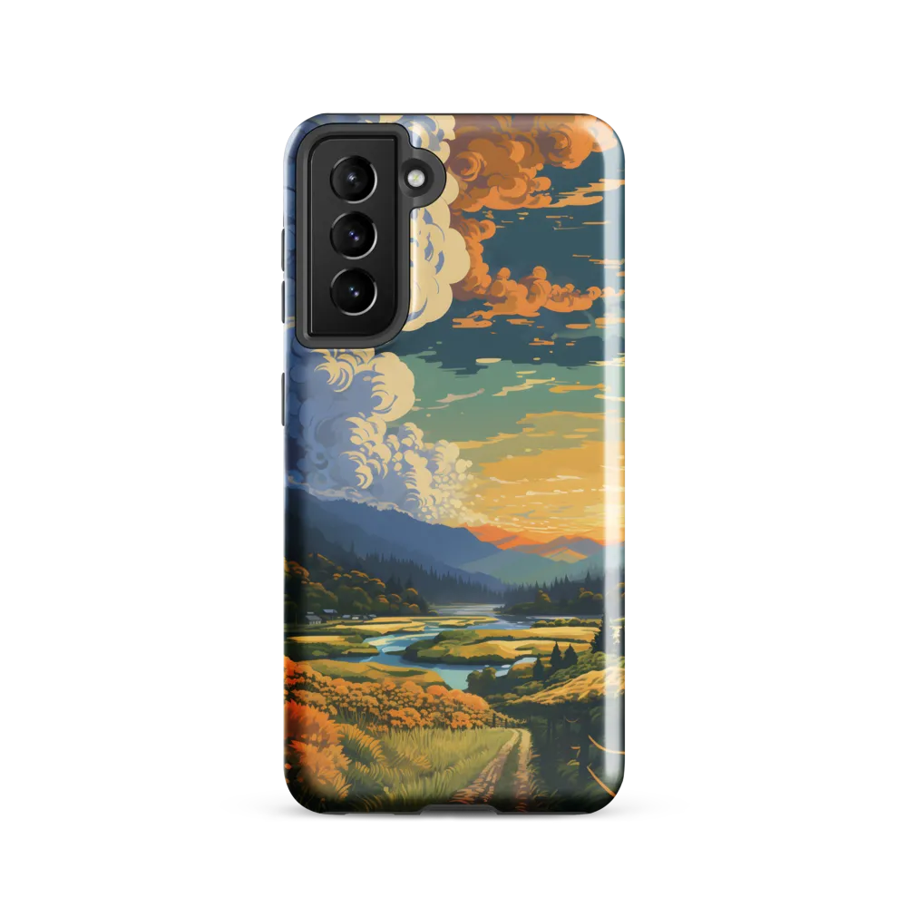 Tranquil Valley at Dusk