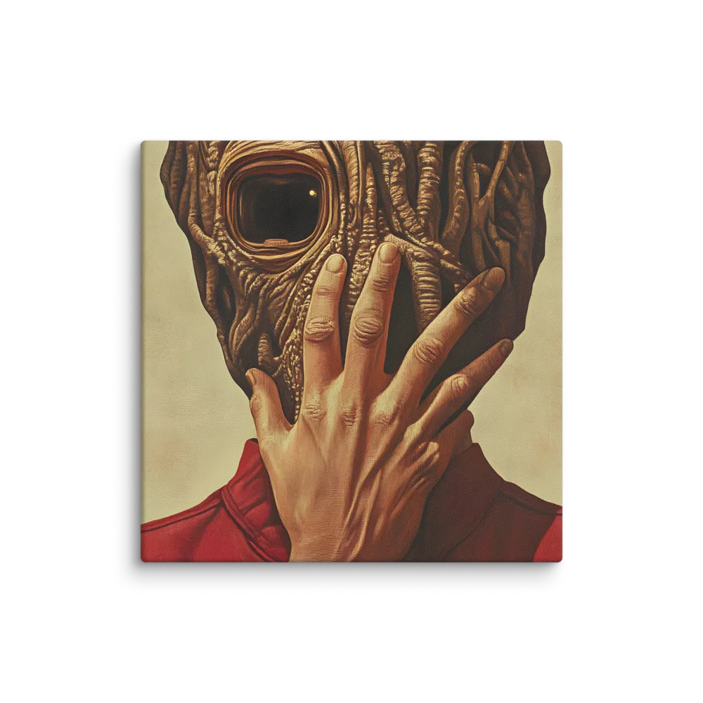 The Mask of Roots | Canvas | 8″×8″