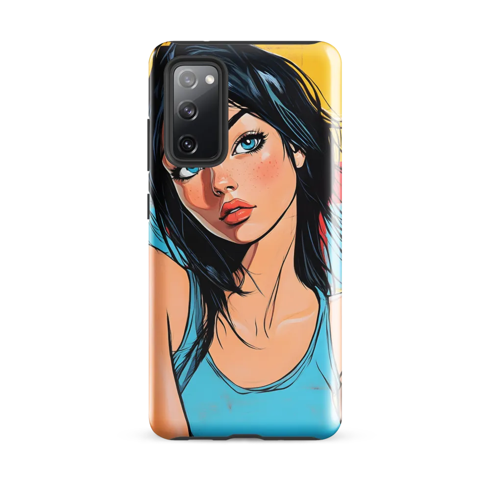 Vibrant Portrait of Modern Youth | Phone Case |  S20 FE | Tough Case | Glossy