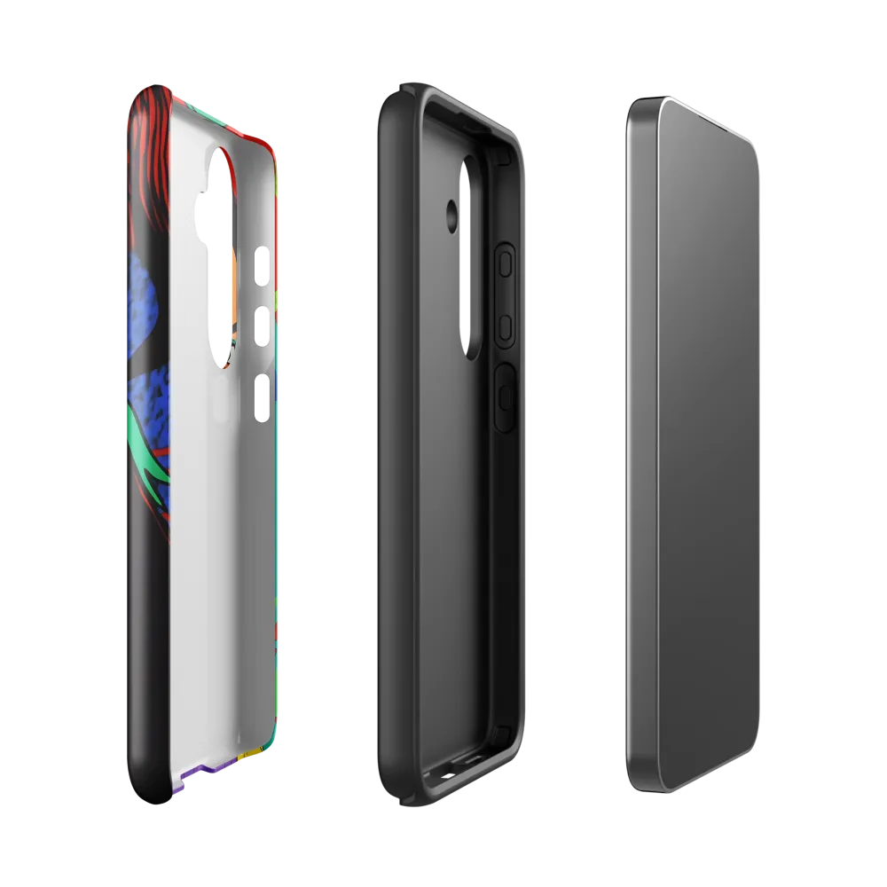 Vibrant Elegance | Phone Case |  S24 | Tough Case | Glossy
