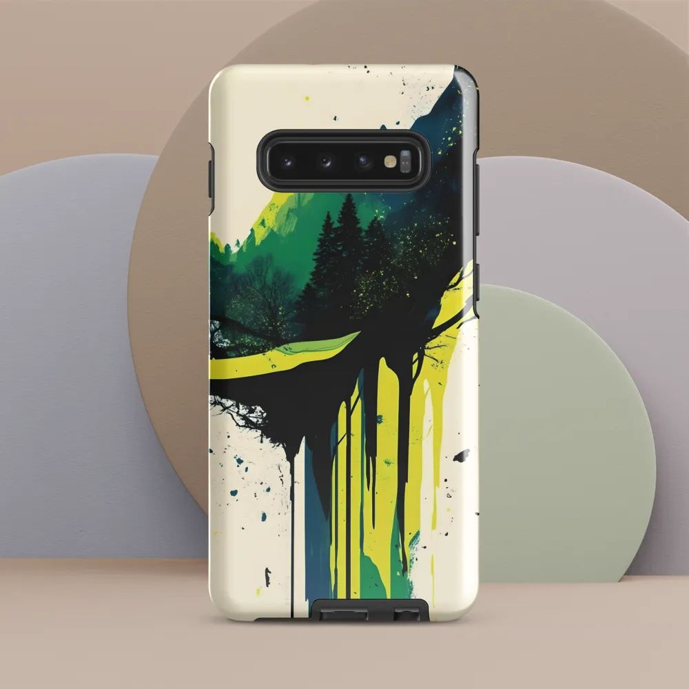 Majestic Serenity: A Digital Landscape | Phone Case |  S10 Plus | Tough Case | Glossy