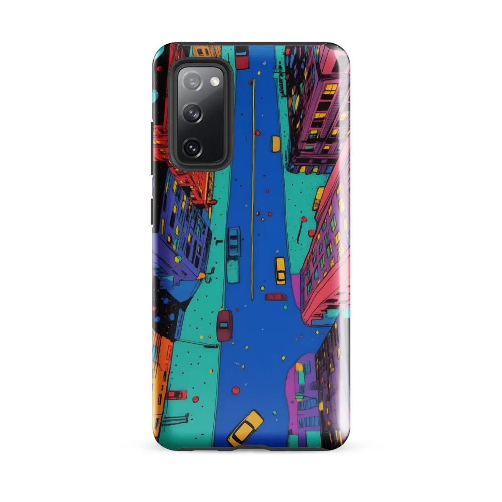 Aerial Dreamscape: The Pulse of Urban Life | Phone Case |  S20 FE | Tough Case | Glossy