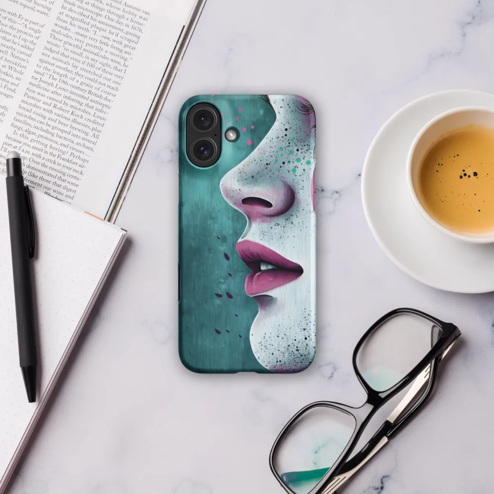 Modern Serenity in Profile | Phone Case |  16 Plus | Snap Case | Matte