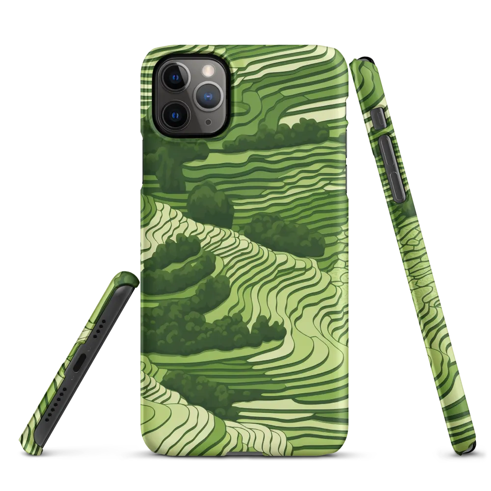 Waves of Green: An Abstract Landscape