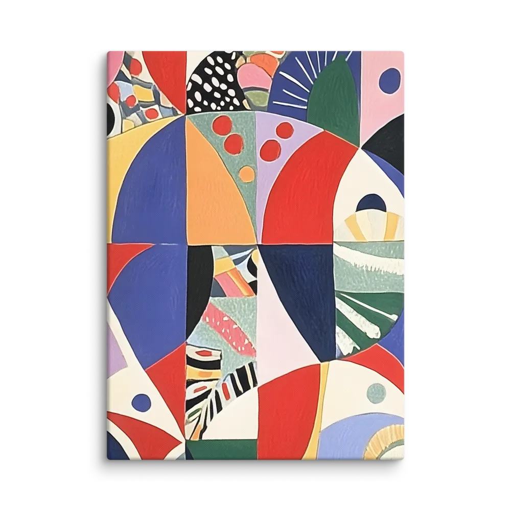 Dynamic Mosaic Symmetry | Canvas | 40″×55″