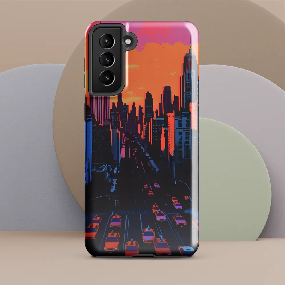 Sunset Over Skyscrapers