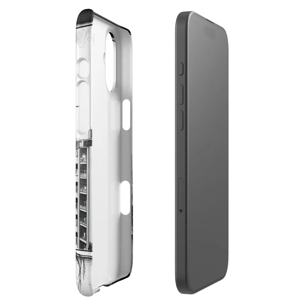 Reflections in Monochrome | Phone Case |  16 Plus | Snap Case | Matte