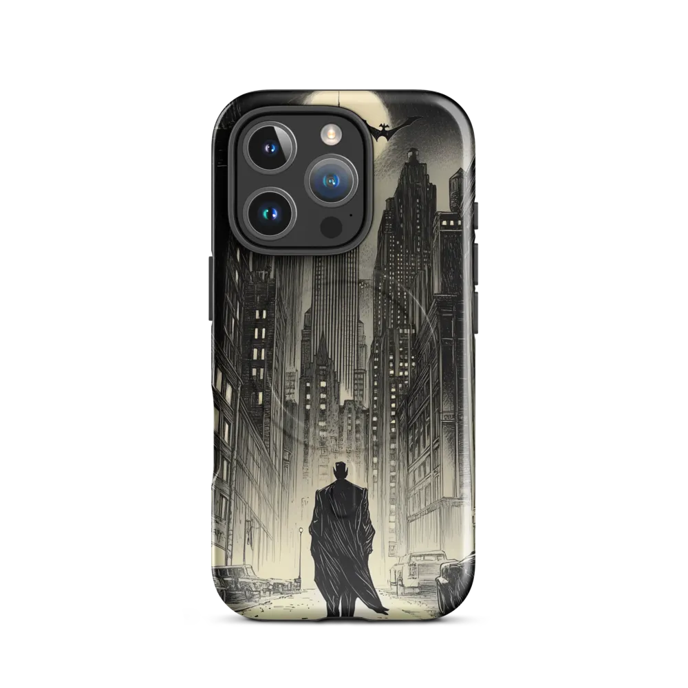 Shadows of the Gotham Night | Phone Case |  16 Pro | MagSafe® Tough Case | Glossy