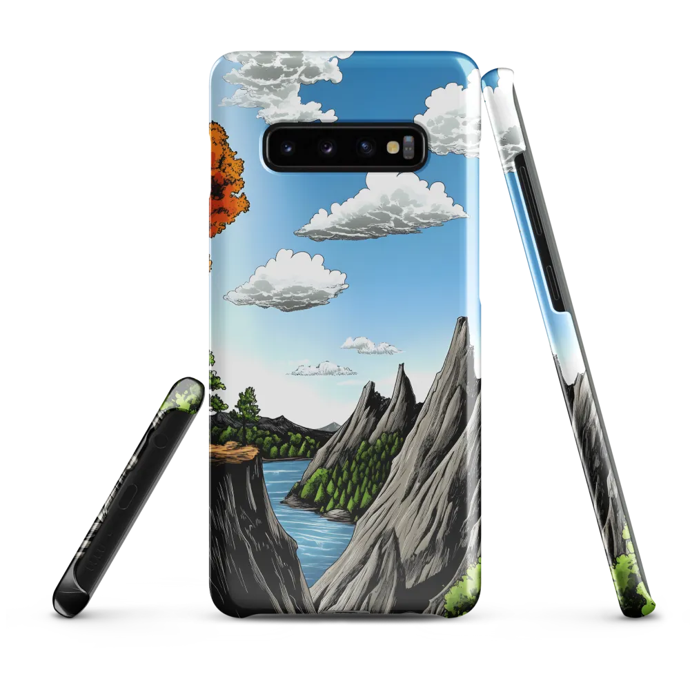 Majestic Serenity: A Journey Through Nature | Phone Case |  S10 Plus | Snap Case | Glossy