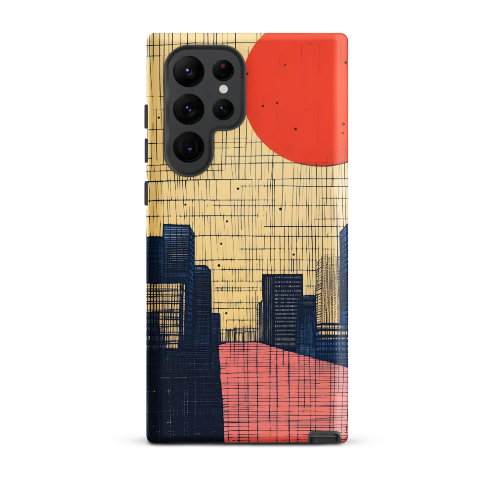 Urban Echoes: A Minimalist Cityscape