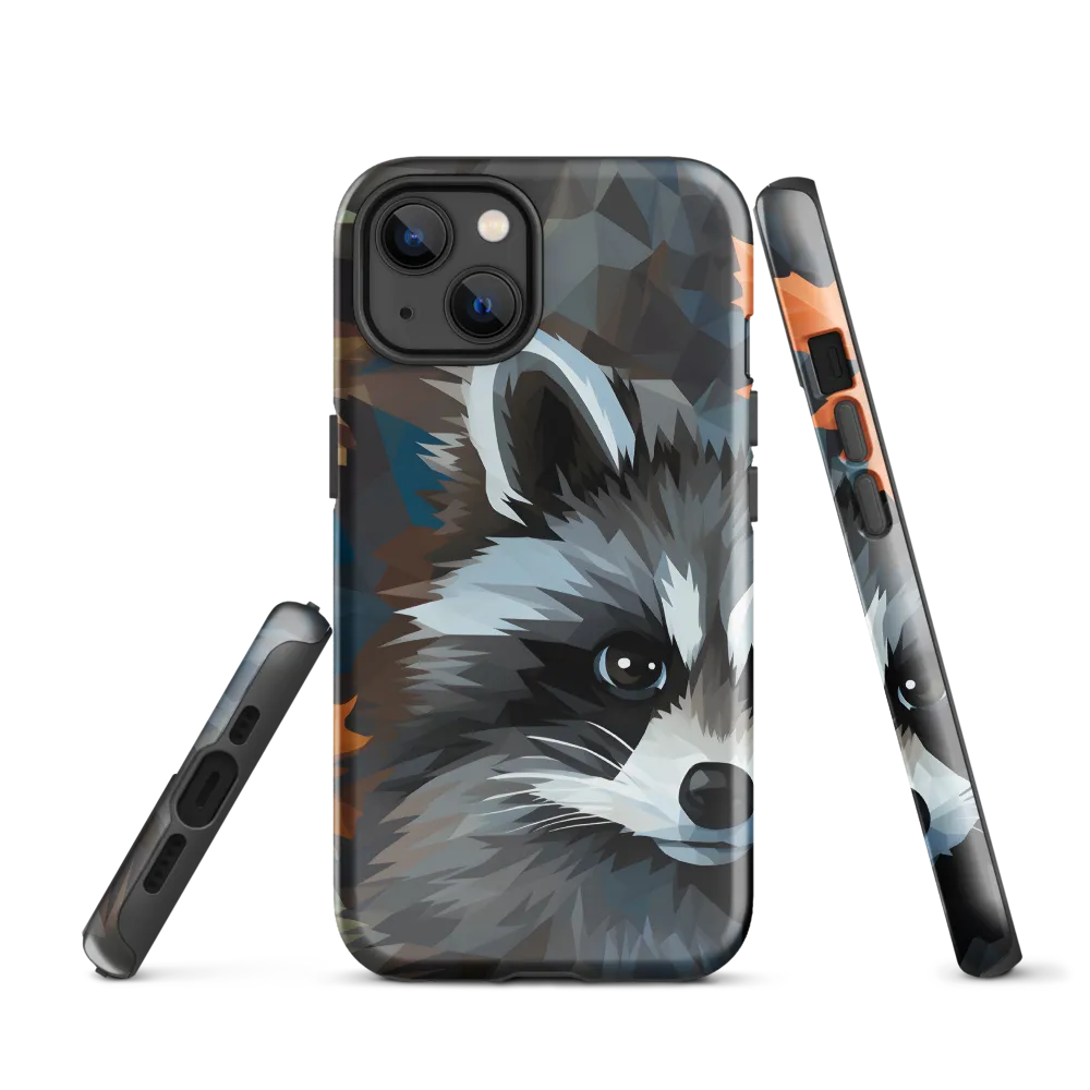 Whispers of Autumn: The Raccoon's Gaze