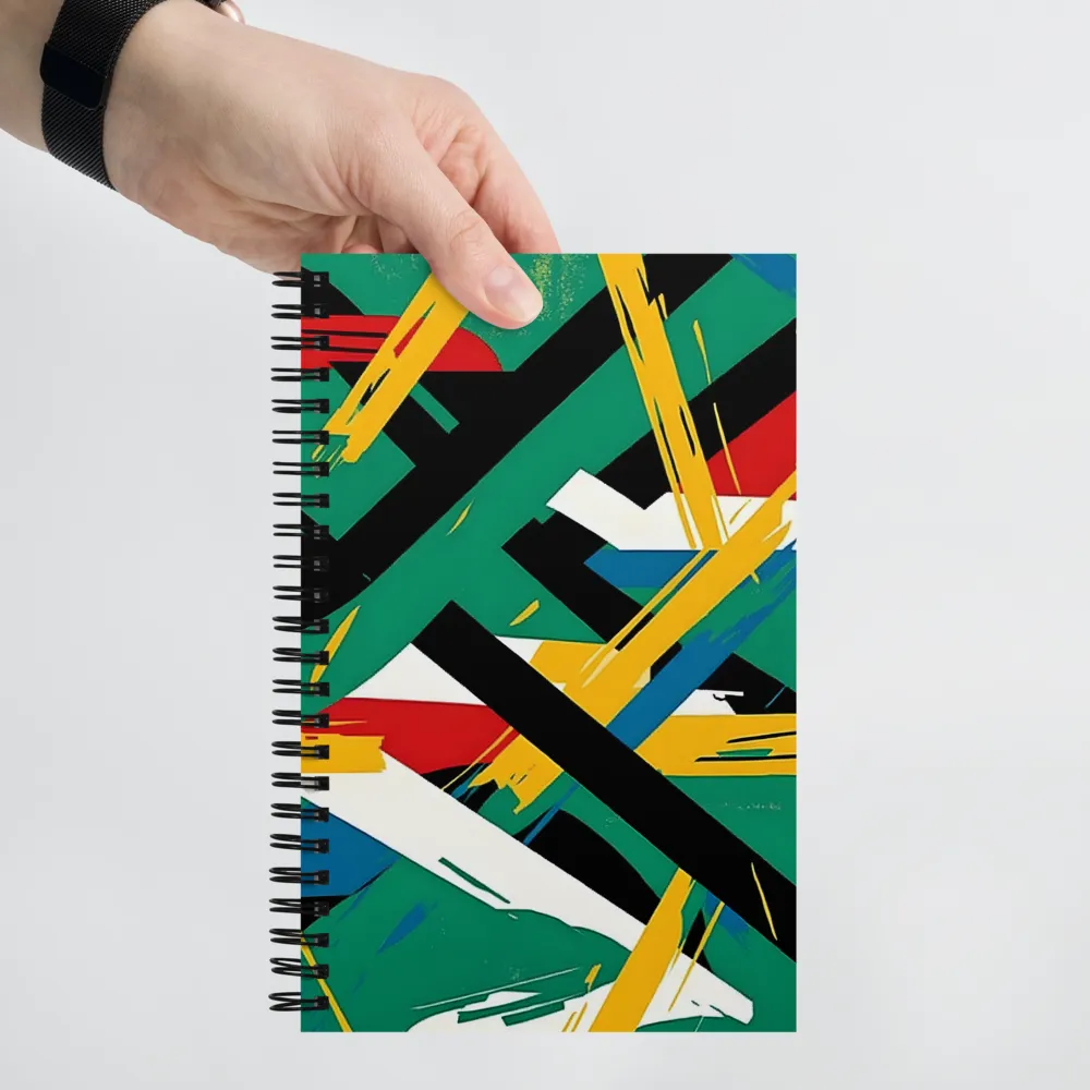 Dynamic Interplay of Colors | Spiral Notebook