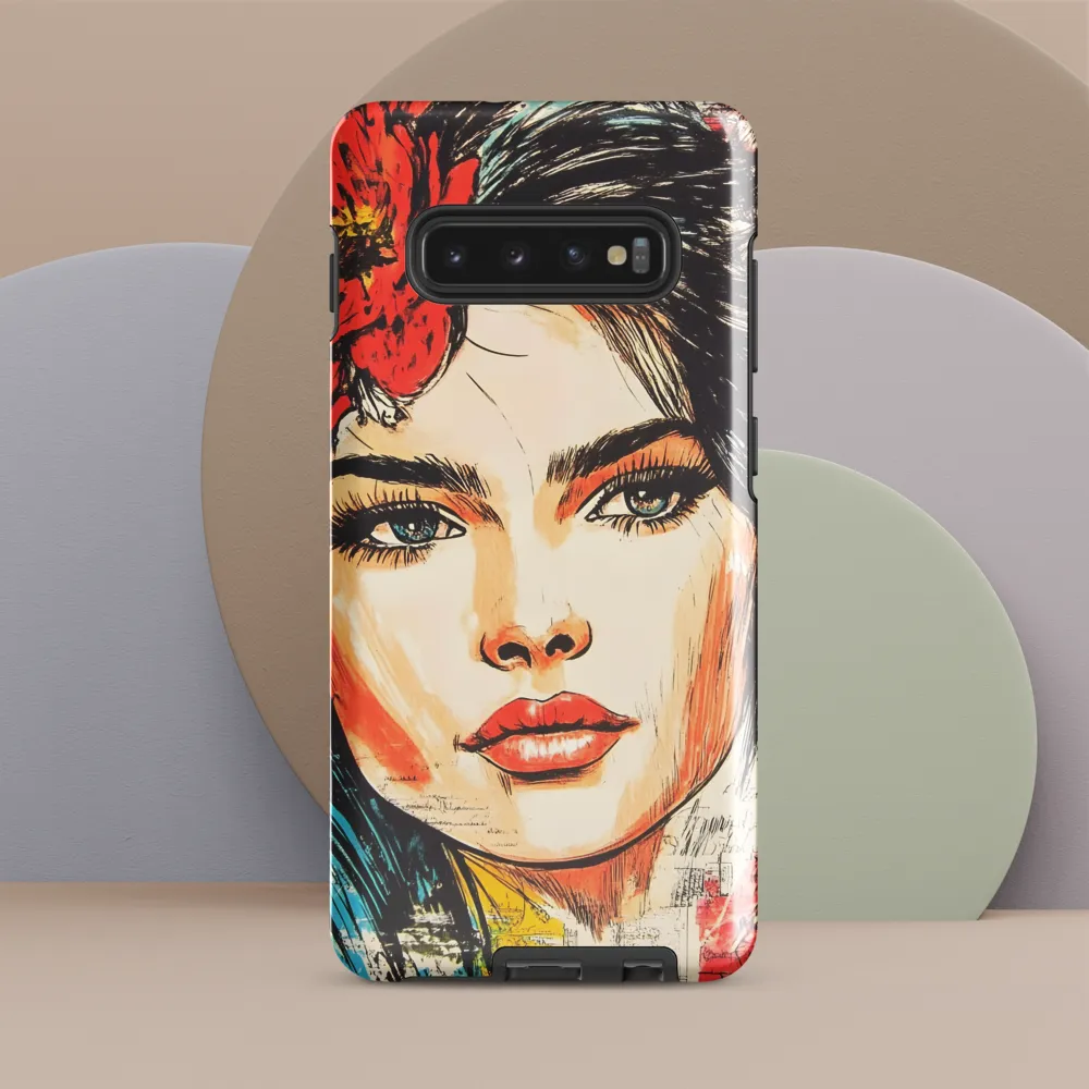 Vibrant Beauty | Phone Case |  S10 Plus | Tough Case | Glossy