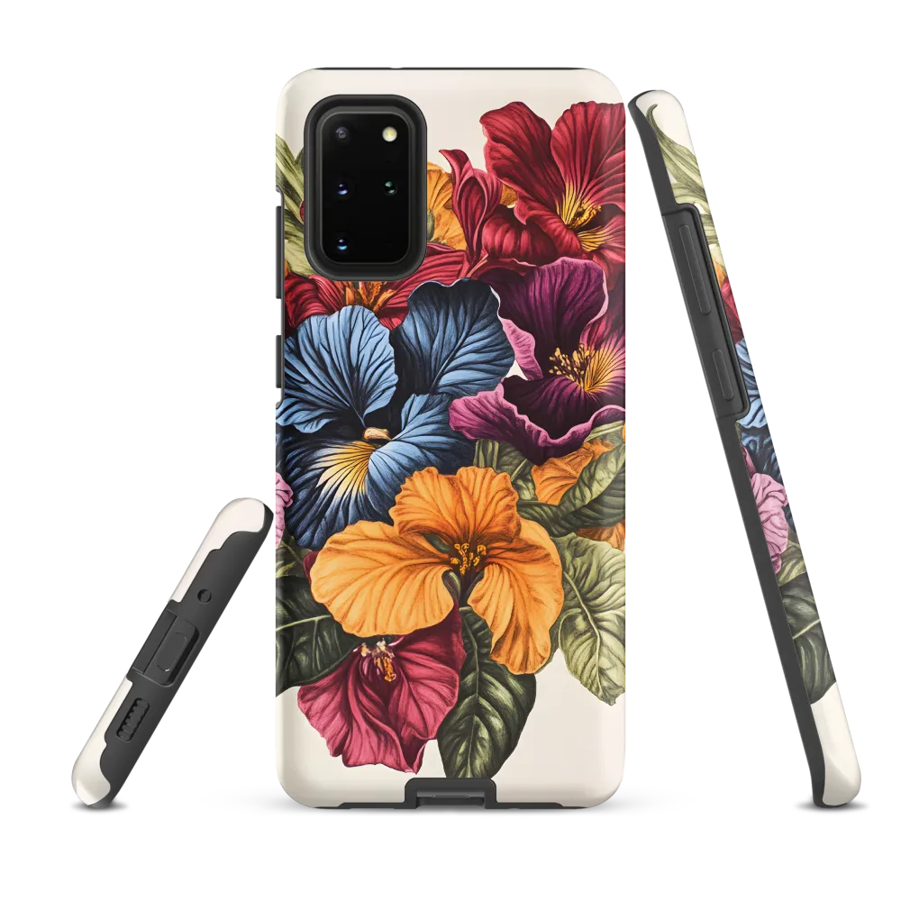 Floral Symphony in Color | Phone Case |  S20 Plus | Tough Case | Matte