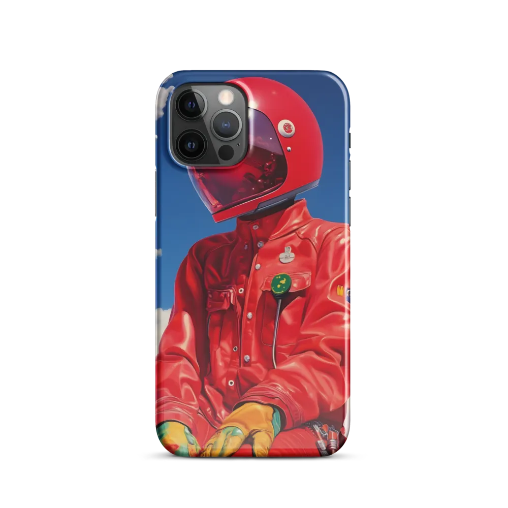Astronaut in Crimson | Phone Case |  12 Pro | Snap Case | Glossy