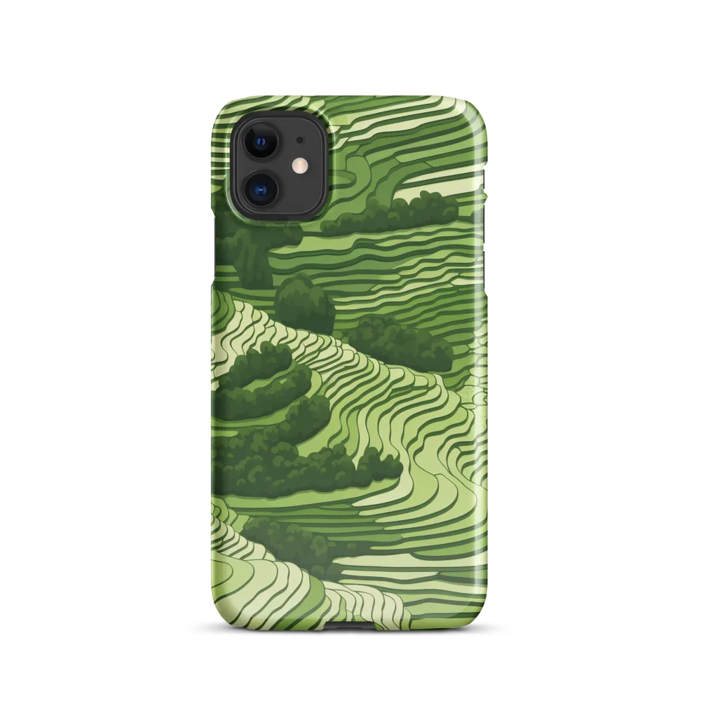 Waves of Green: An Abstract Landscape