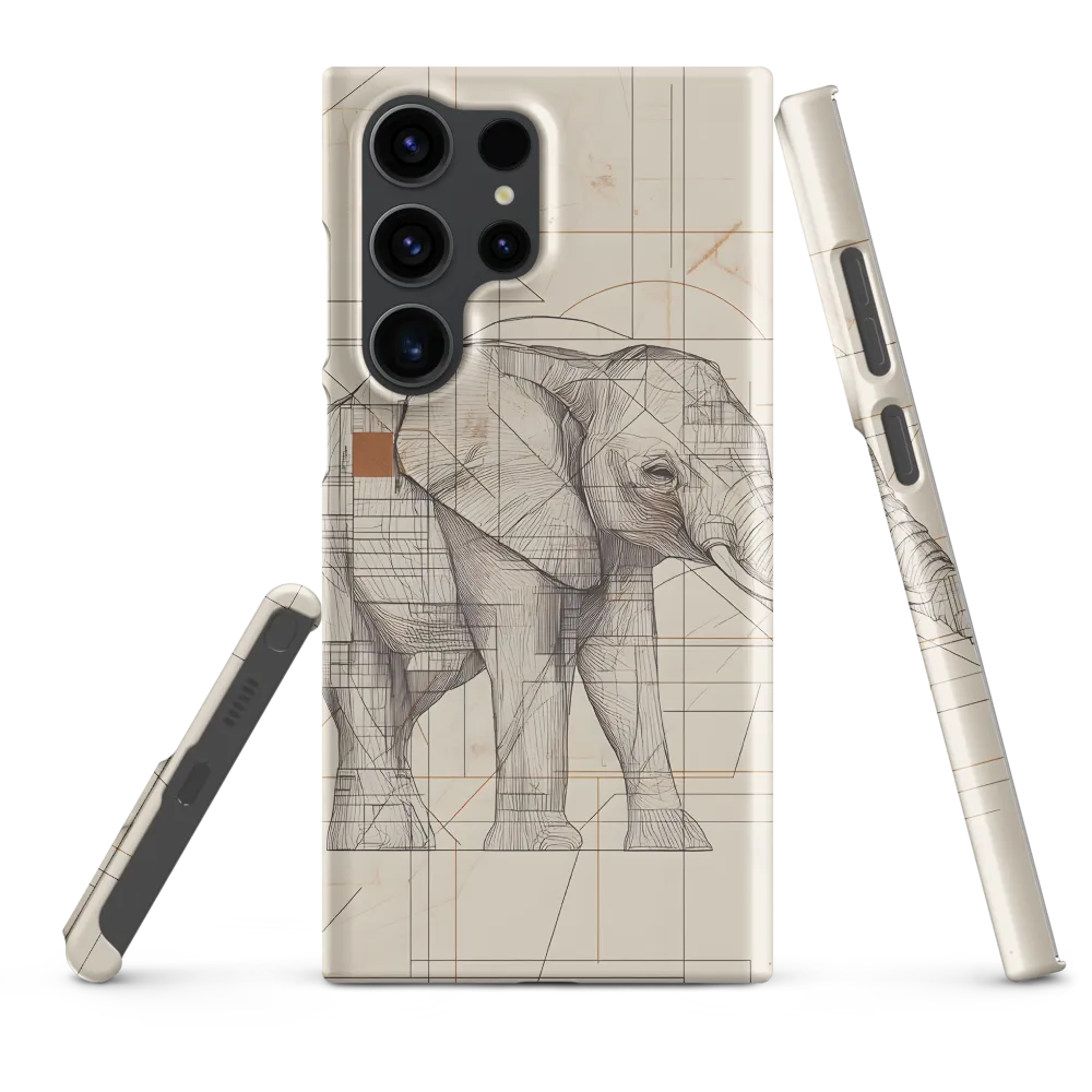 Geometric Elegance: The Steel Elephant