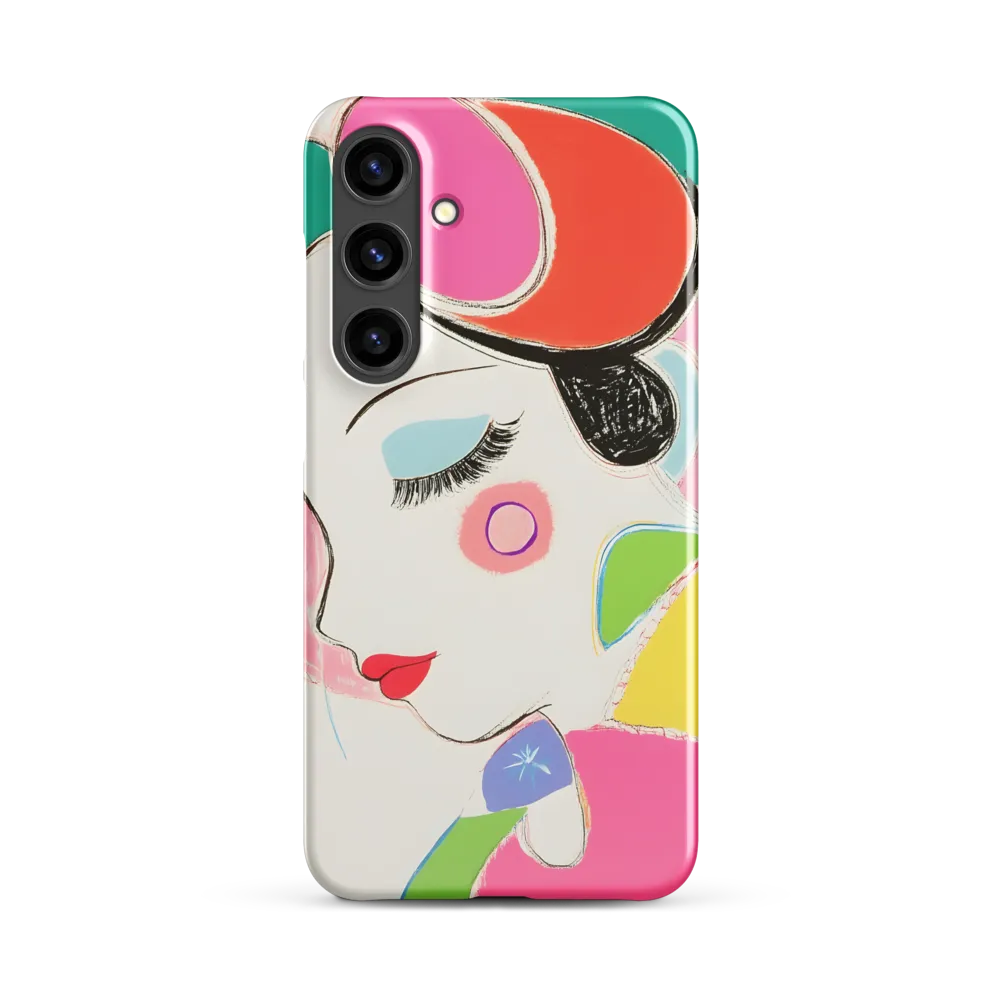 Whimsical Portrait in Colorful Abstraction