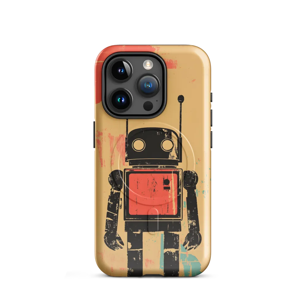 The Retro Robot | Phone Case |  15 Pro | MagSafe® Tough Case | Glossy