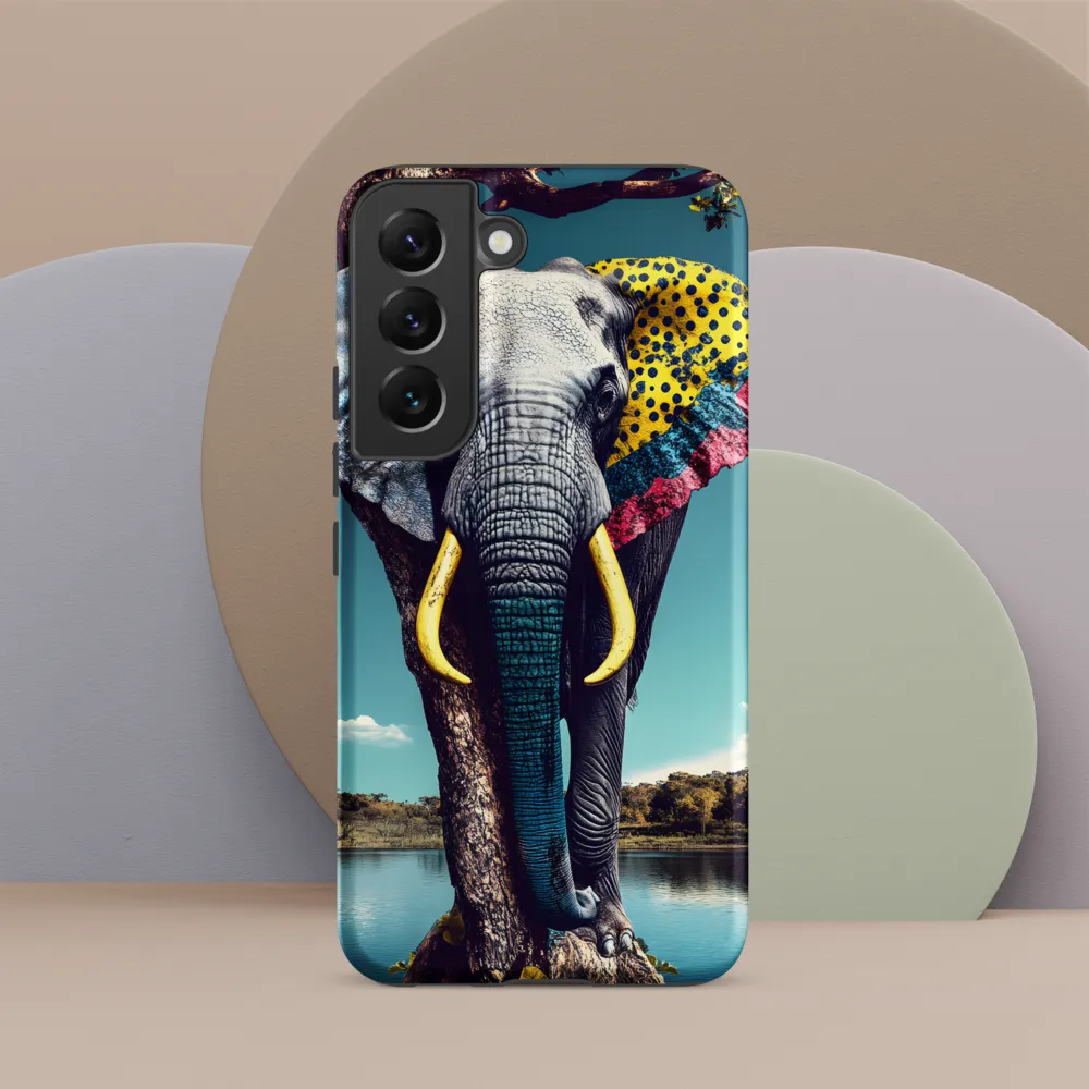 Playful Elegance: The Surreal Elephant