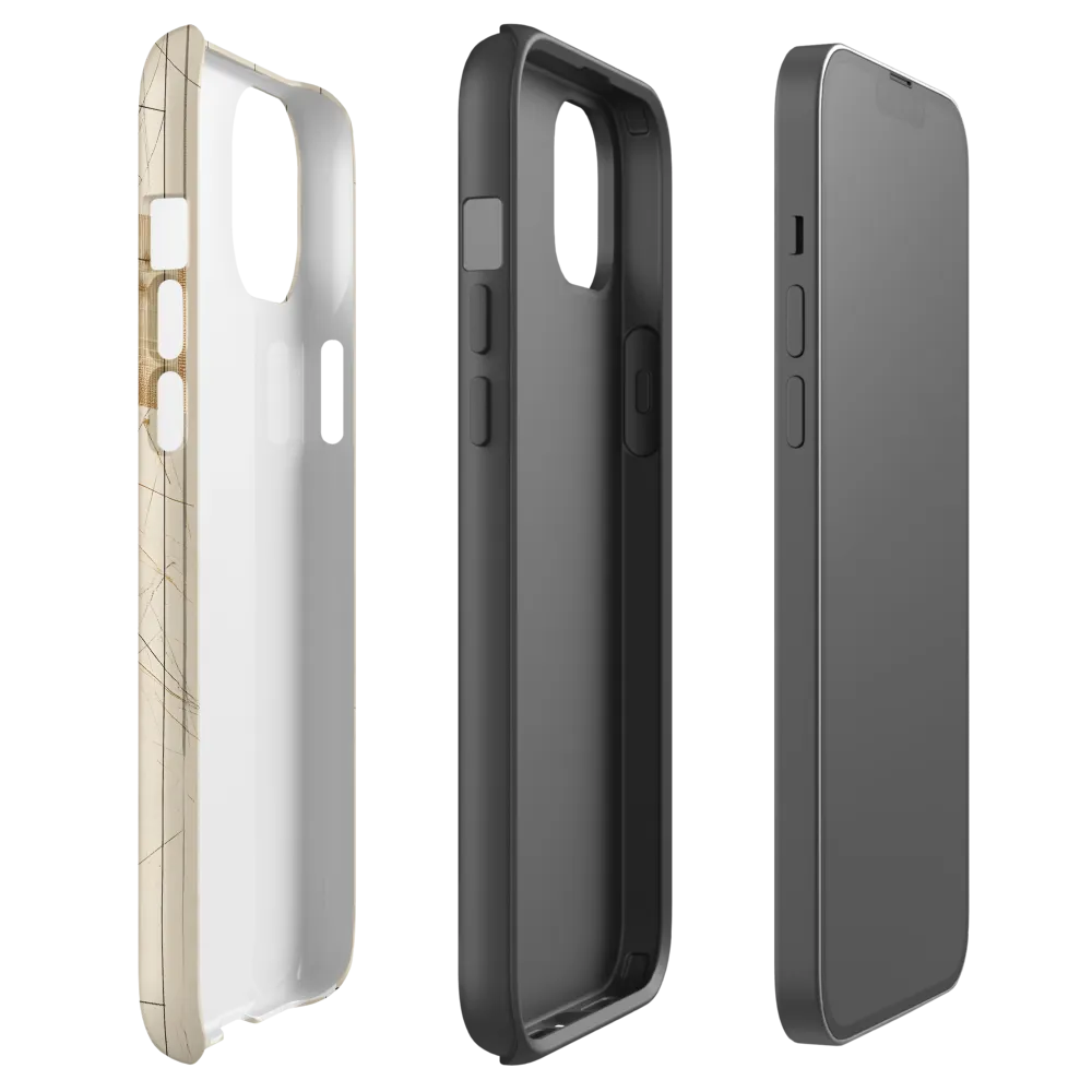 Elegance in Lines | Phone Case |  14 Plus | Tough Case | Matte
