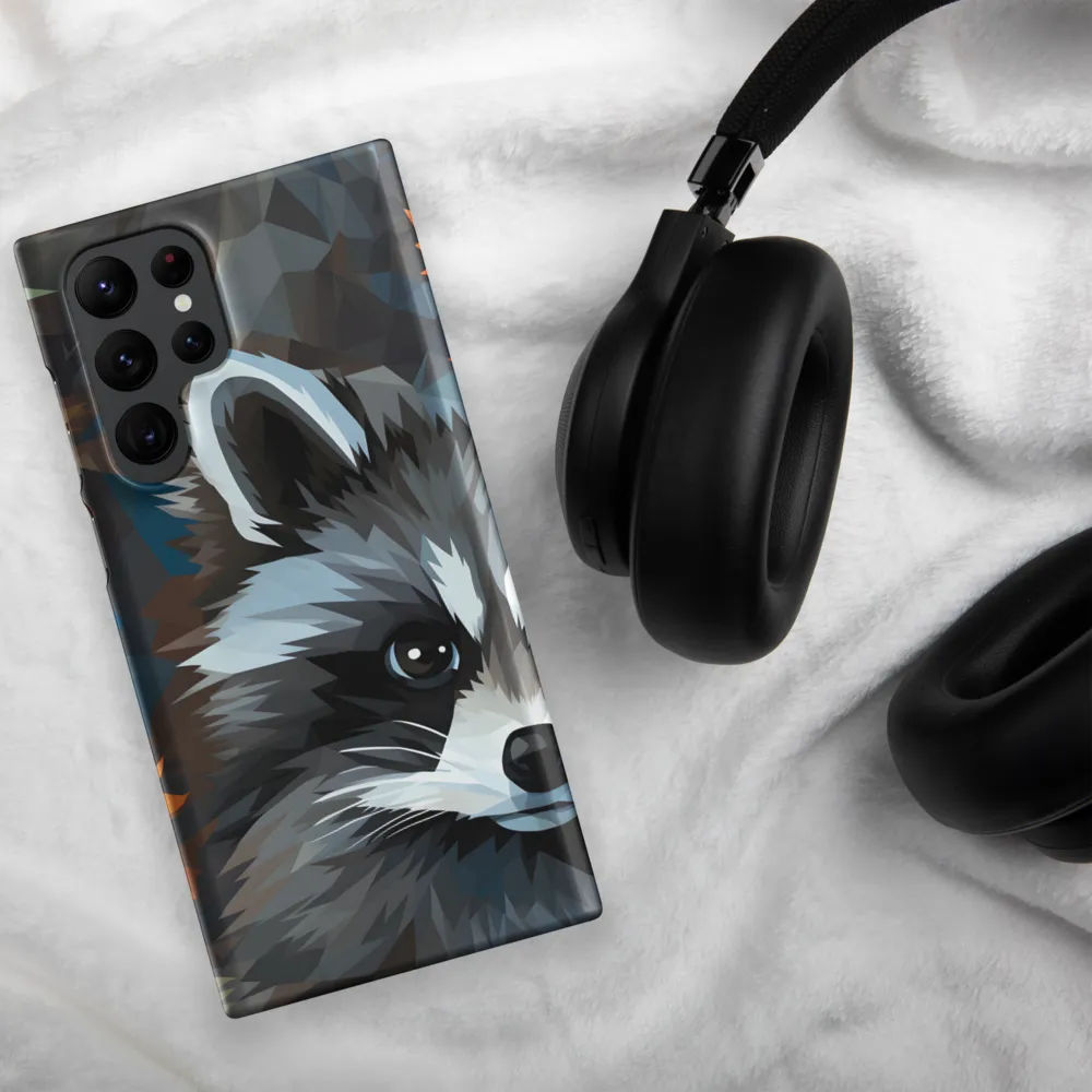 Whispers of Autumn: The Raccoon's Gaze | Phone Case |  S22 Ultra | Snap Case | Matte